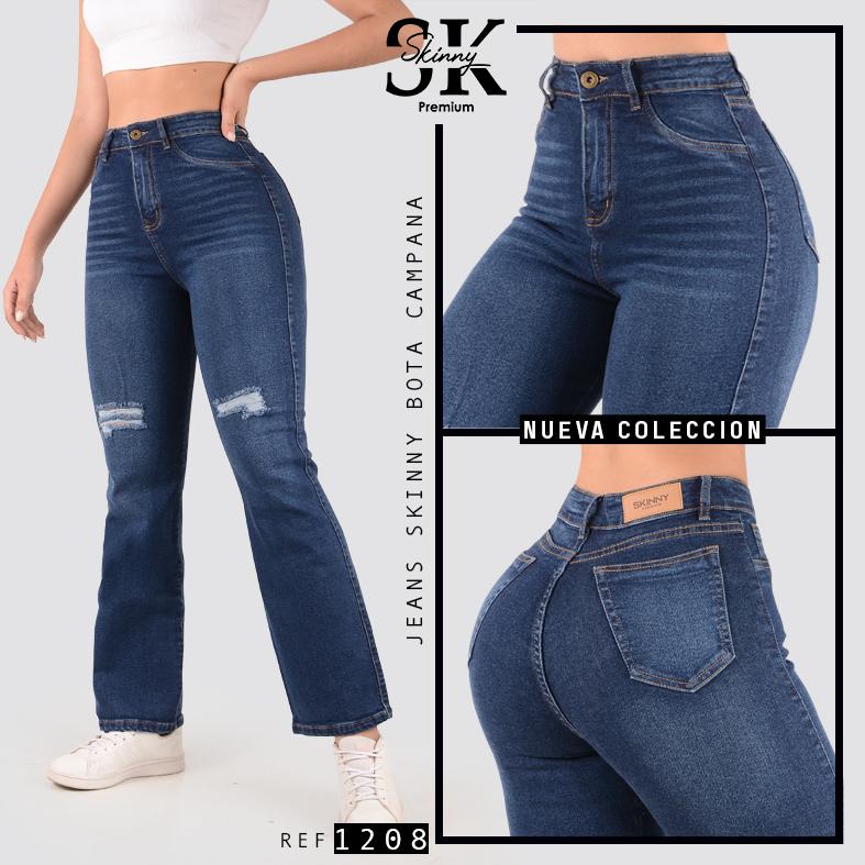 JEANS BOTA CAMPANA TIRO 1208