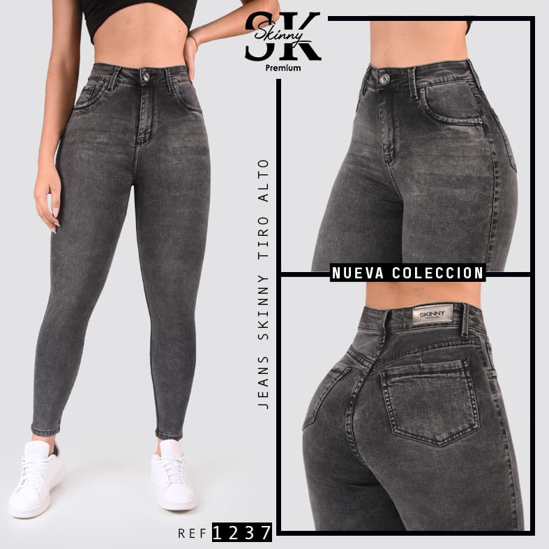JEANS SKINNYNTIRO ALTO 1237